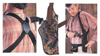 Uncle Mike's Sidekick Vertical Shoulder Holsters 3" to 4" Med./Lg. DA Revols - RH - Precision Shot Firearms
