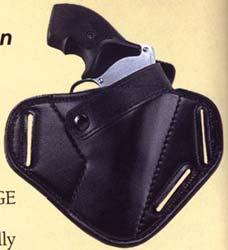 Uncle Mike's Sidekick Super Belt Slide Holsters Black Fits 2" Small Frame 5-Shot Revolvers - Precision Shot Firearms