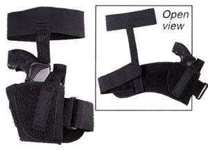 Uncle Mike's #16 Sidekick Ankle Holsters Fits 3-1/4" - 3-3/4" Barrel Med. & Lg. Autos - Right Hand - Precision Shot Firearms