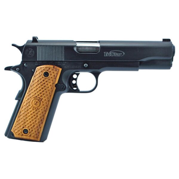 TriStar American Classic Govt 1911 Handgun 45ACP 8rd Magazine 5" Barrel Black with Wood Grips - Precision Shot Firearms