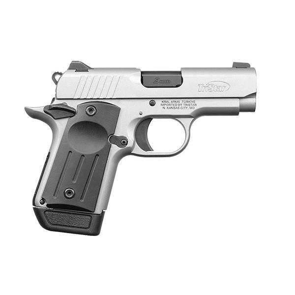 TriStar Protege X-Sub Compact Handgun 9mm Luger 7rd Magazine(1) 3.2" Barrel Silver - Precision Shot Firearms