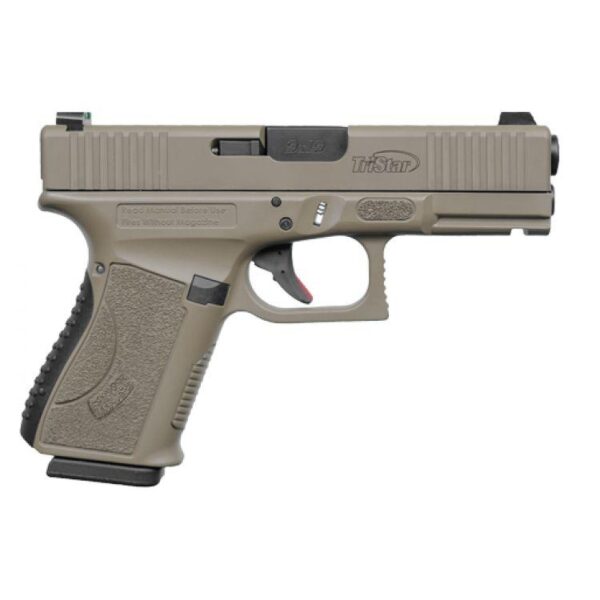 Tristar APOC Handgun 9mm Luger 15rd Magazine 4" Barrel Fiber Optic Sights FDE - Precision Shot Firearms