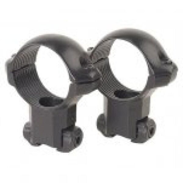 Ruger M77 2-Piece Steel Scope Rings 4B/5B 1" Medium - Matte Blued - Precision Shot Firearms