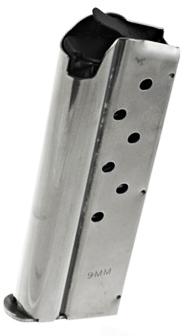 Ruger Officer Style SR1911 Stainless Steel Magazine 9mm Luger 7/rd - Precision Shot Firearms