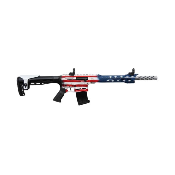 Citadel Boss-25 Shotgun 12ga 5rd Magazines 18.75" Barrel USA Flag Cerakote - Precision Shot Firearms