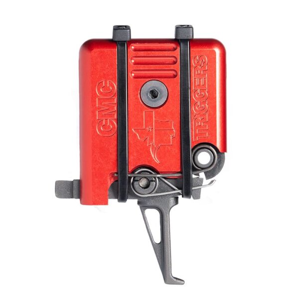 CMC Triggers AR-15/10 Single Stage Component Trigger Flat 3.5 lb Small Pin Red - Precision Shot Firearms