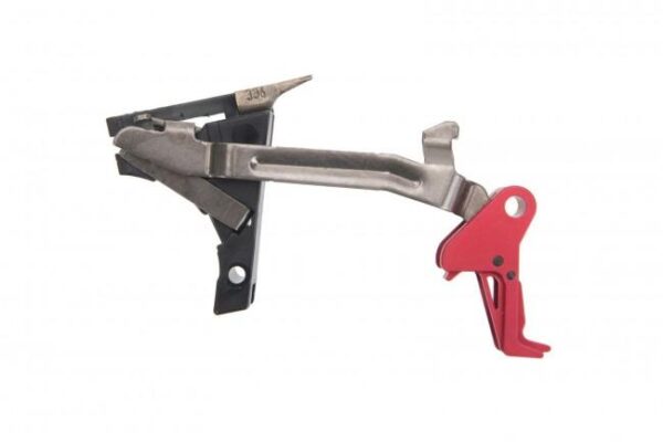 CMC Triggers 9mm Glock Gen 1-3 (except 43) Flat Trigger Kit - Red - Precision Shot Firearms