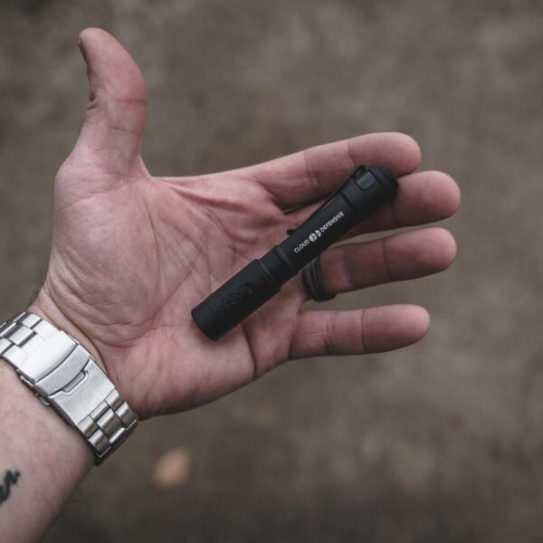Cloud Defensive Chircro Admin Flashlight 350 Lumens with Hat Clip - Precision Shot Firearms