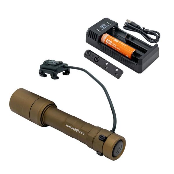 Cloud Defensive Rein Rifle Weapon Light 1250 Lumen FDE - Precision Shot Firearms