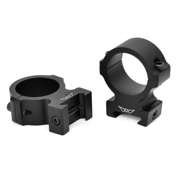 Warne Vapor 2-Piece Horizontal Scope Rings 30mm High Matte - Precision Shot Firearms