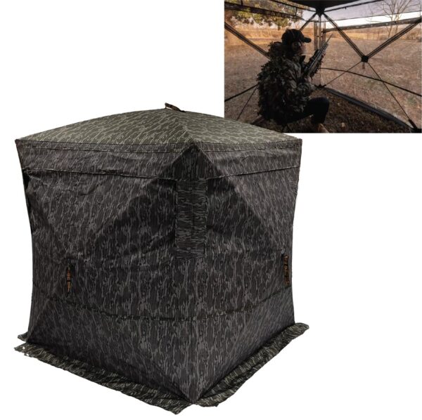 Rhino R-180 See Through Ground Blind Mossy Oak Bottomland - Precision Shot Firearms