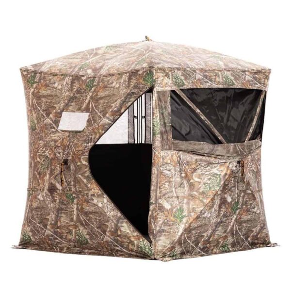 Rhino Blinds RB24 Ground Blind 3 Man Realtree Edge - Precision Shot Firearms