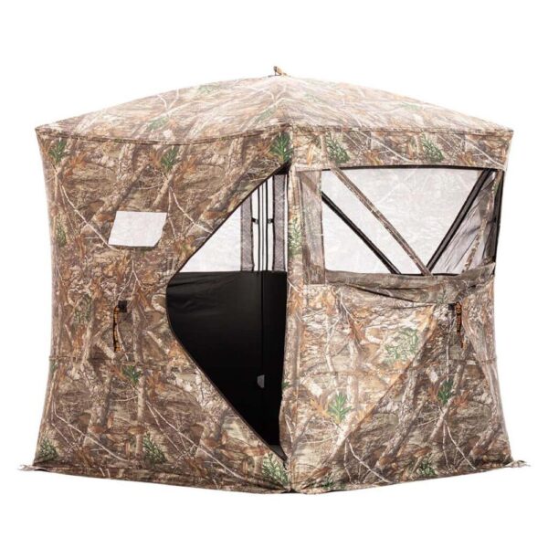 Rhino Blinds RB24 Ground Blind 3 Man Realtree Edge - Precision Shot Firearms