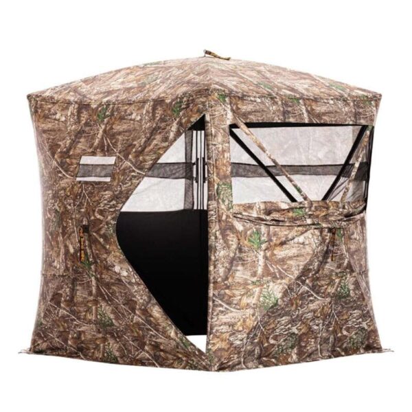 Rhino Blind RB24 Pro Ground Blind 5 Hub Realtree Edge Camo - Precision Shot Firearms