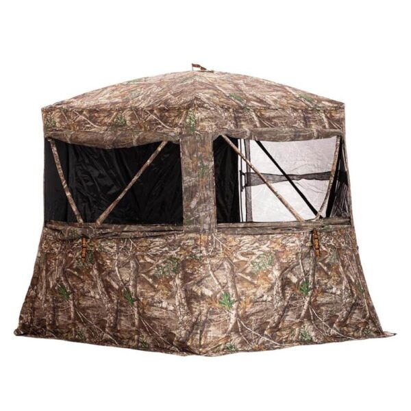 Rhino Blinds Low Hub Pro FD Ground Blind Realtree Edge - Precision Shot Firearms