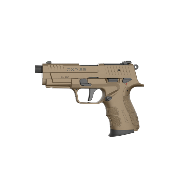 Retay RXP22 Handgun .22 LR 13rd Magazines(2) 4" Threaded Barrel FDE Frame/Slide - Precision Shot Firearms