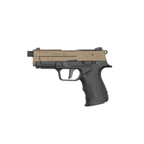 Retay RXP22 Handgun .22 LR 13rd Magazines(2) 4" Threaded Barrel FDE Slide/Black Frame - Precision Shot Firearms