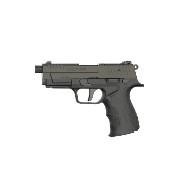 Retay RXP22 Handgun .22 LR 13rd Magazines(2) 4" Threaded Barrel OD Green Slide/Black Frame - Precision Shot Firearms