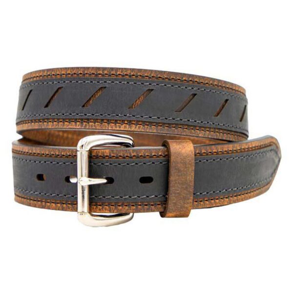 Versacarry Underground Carry Belt Brown with Black Leather 40" - Precision Shot Firearms