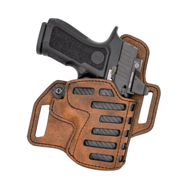 Versacarry Compound OWB Holster Size 1 Brown RH - Precision Shot Firearms