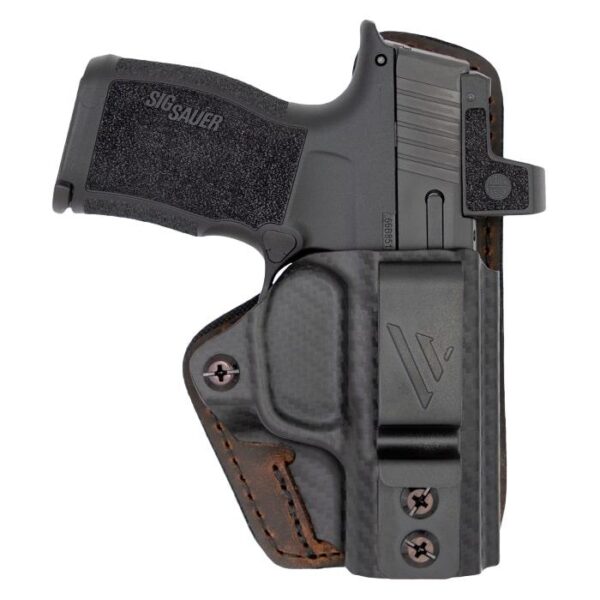 Versacarry Comfort Flex Custom IWB Holster RH for S&W M&P Shield Brown - Precision Shot Firearms