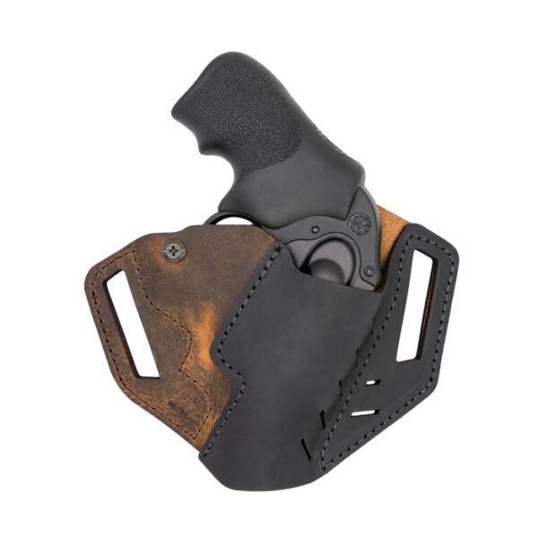 Versacarry OWB Revolver Holster Ruger LCR Brown/Black RH - Precision Shot Firearms