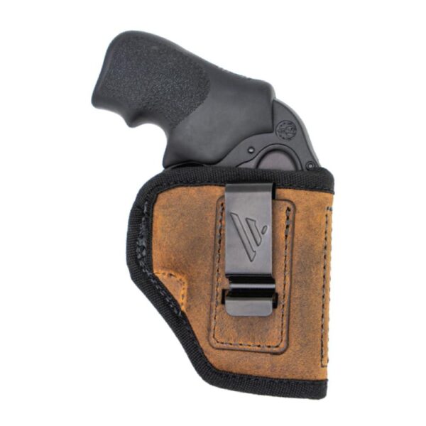 Versacarry IWB Revolver Holster for S&W J Frame Ruger LCR Brown/Black RH - Precision Shot Firearms
