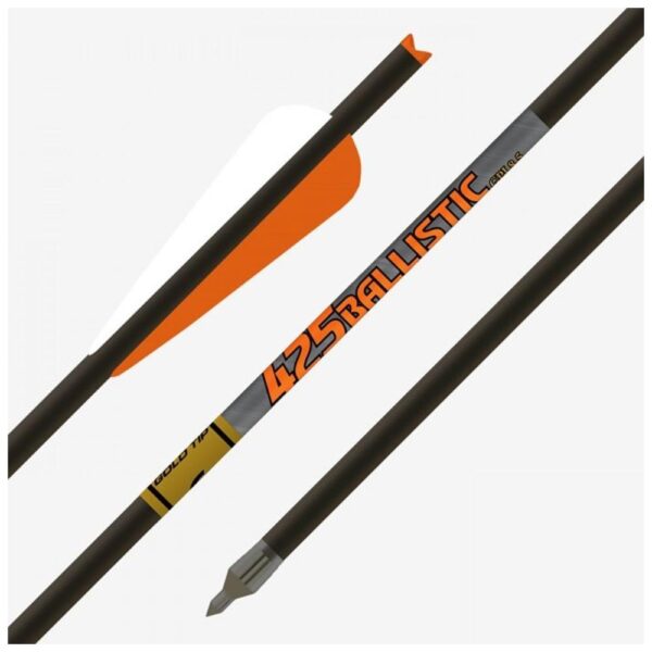 Gold Tip Ballistic Crossbow Bolt 22in - 4in Duravanes - 1/2dz - Precision Shot Firearms