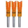 Gold Tip Crossbow Nock - Laser II & III - Moon - Flo Orange - 12/ct - Precision Shot Firearms