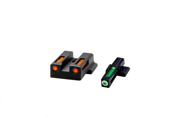 HIVIZ LiteWave H3 sight Orange/Green LitePipe/White front ring fits S&W M&P 9EZ models - Precision Shot Firearms