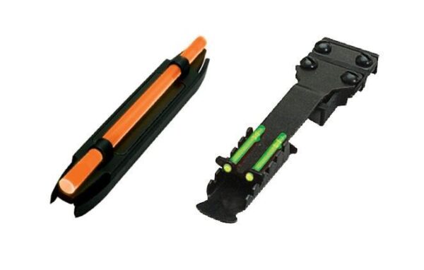Hiviz C-Series Magnetic Turkey/Deer Sight Set Green/Orange Front Green Rear Narrow Model - Precision Shot Firearms