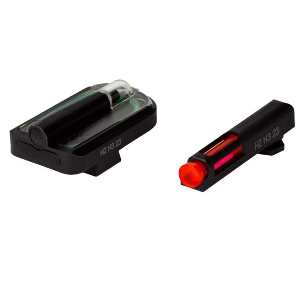 HIVIZ FASTDOT H3 Red Front Green Rear Sight for Glock 9mm .40 S&W .357 Sig - Precision Shot Firearms