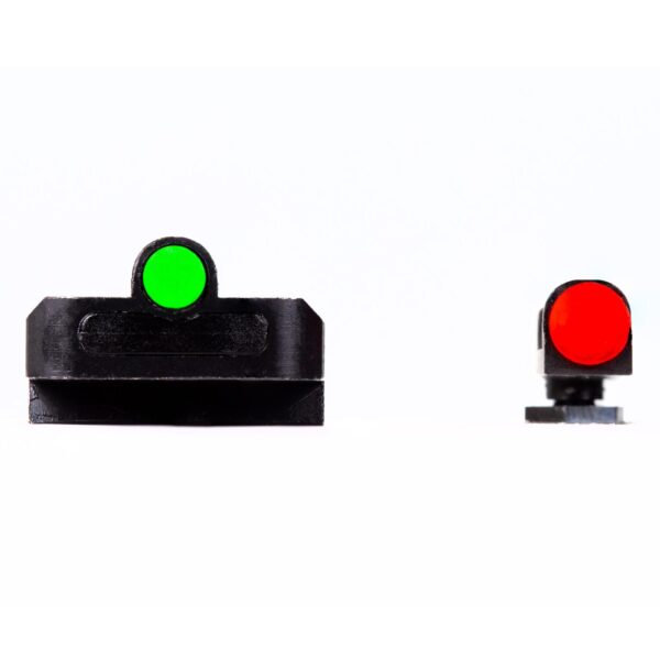 HIVIZ FASTDOT H3 Red Front Green Rear Sight for Glock 9mm .40 S&W .357 Sig - Precision Shot Firearms