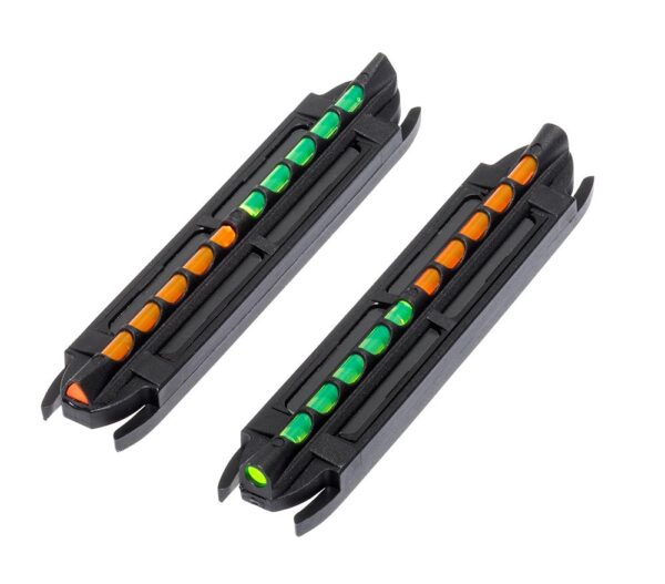 HIVIZ Two-In-One Magnetic Shotgun Sight with Green & Orange LitePipe - Precision Shot Firearms
