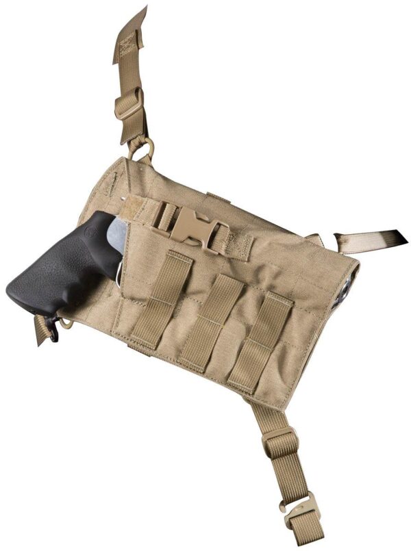 Viking Tactics Big Rig Chest Holster for Revolvers Coyote Tan - Precision Shot Firearms
