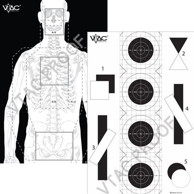 VIKING VTAC DOUBLE SIDED TACTICAL TARGET - Precision Shot Firearms