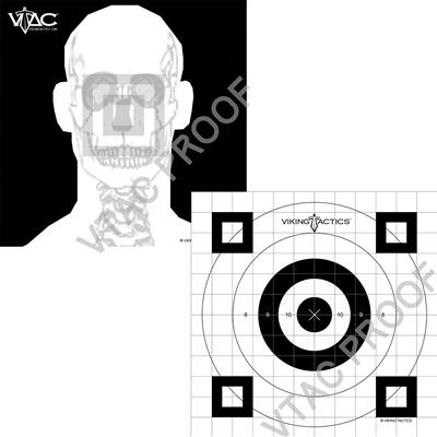 VIKING VTAC MARKSMANSHIP TARGET (100) - Precision Shot Firearms
