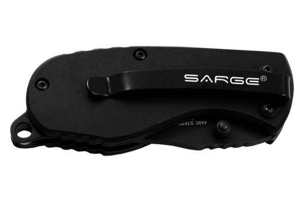 Sarge Knives Black Grunt - Compact-size Tactical Knife - Precision Shot Firearms
