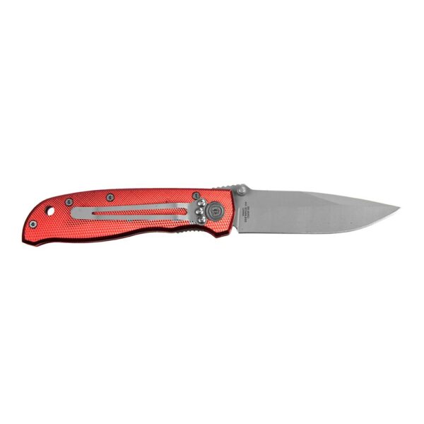 Sarge Knives Red Diamond Folding Knife 3-1/4" Drop Point Blade Red - Precision Shot Firearms