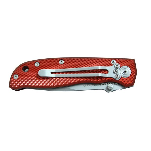 Sarge Knives Red Diamond Folding Knife 3-1/4" Drop Point Blade Red - Precision Shot Firearms