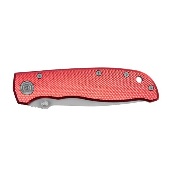 Sarge Knives Red Diamond Folding Knife 3-1/4" Drop Point Blade Red - Precision Shot Firearms