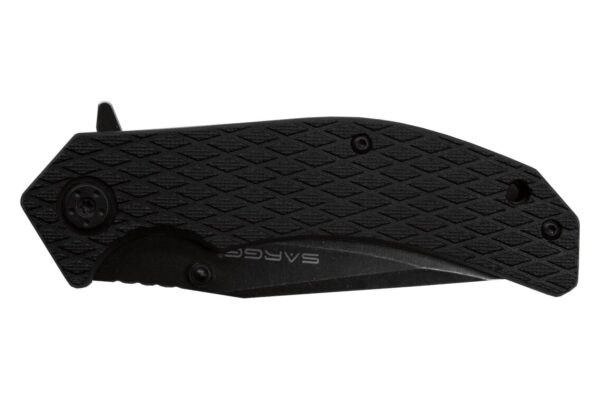 Sarge Knives Shadow - Stonewashed Swift Assist Folding Knife - Precision Shot Firearms