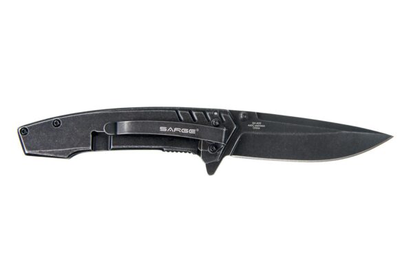 Sarge Knives Stone - Stonewash Frame Lock Folder - Precision Shot Firearms