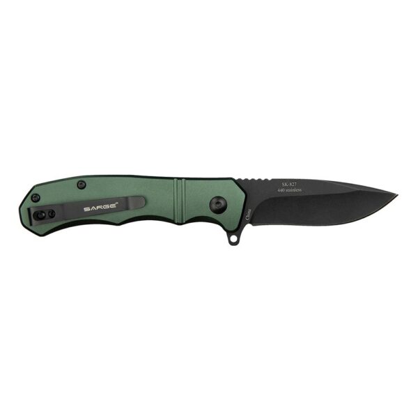 Sarge Knives Command Army Green Turbo Lock Folder - Precision Shot Firearms