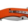 Sarge Knives Adrenaline Spring Assist Folding Knife 3-1/2" Gut Hook Blade Orange - Precision Shot Firearms