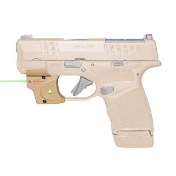 Viridian E Series Green Laser FDE Springfield Hellcat - Precision Shot Firearms