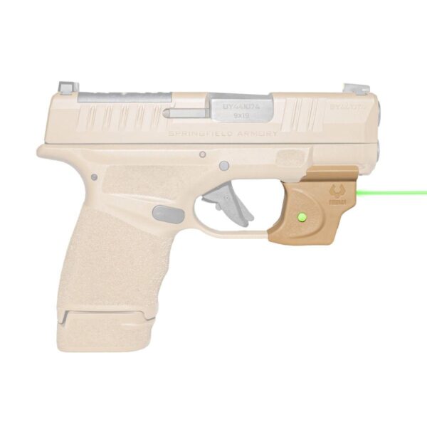 Viridian E Series Green Laser FDE Springfield Hellcat - Precision Shot Firearms