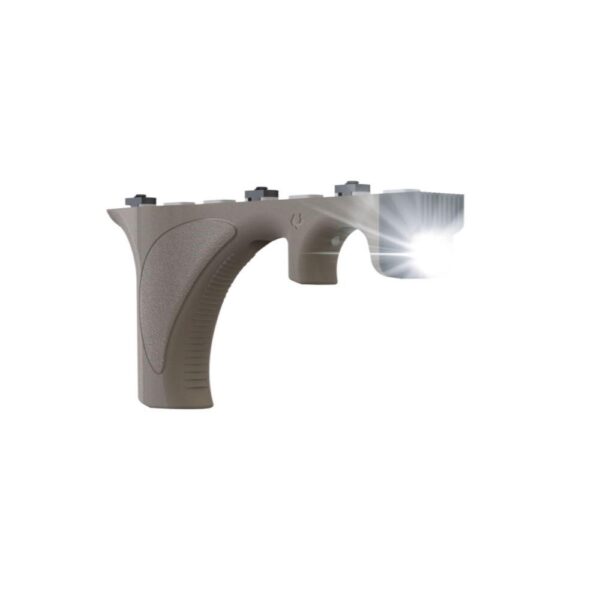 Viridian 4LUX Close Quarters Grip Weapon Light 400 Lumen FDE Ergonomic Grip M-LOK Mount - Precision Shot Firearms