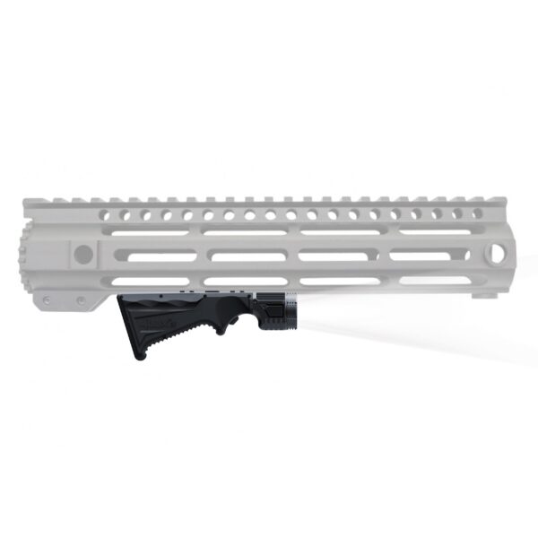 Viridian 4LUX 2K Angled Foregrip with Integrated Tactical Light and SAFECharge 2060 Lumens - Precision Shot Firearms