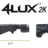 Viridian 4LUX 2K Angled Foregrip with Integrated Tactical Light and SAFECharge 2060 Lumens - Precision Shot Firearms